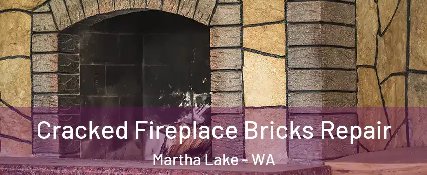  Cracked Fireplace Bricks Repair Martha Lake - WA