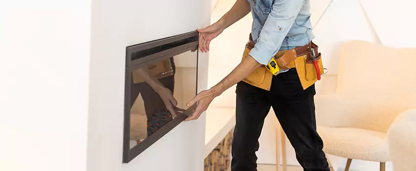 Metal Fireplace Installation in Martha Lake, Washington
