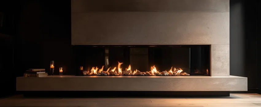 Gas Fireplace Ember Bed Design Services in Martha Lake, Washington