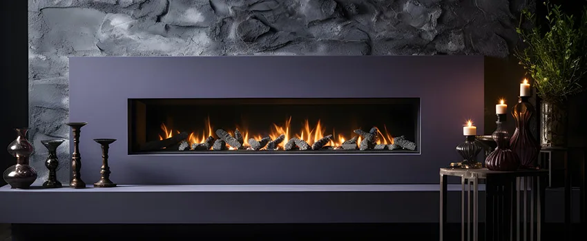 Ember Bed for Ventless Gas Fireplace in Martha Lake, WA