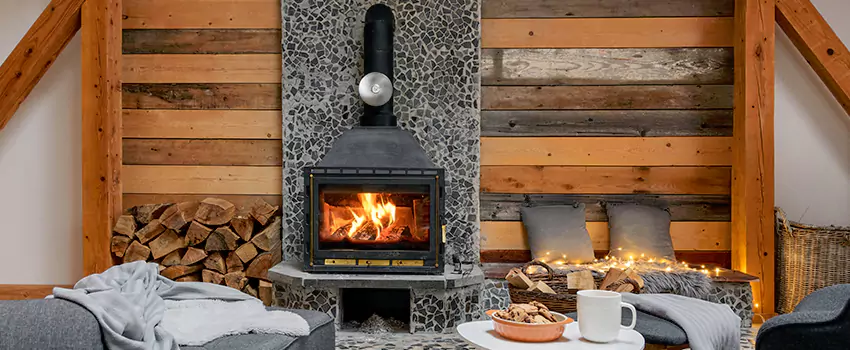Thelin Hearth Products Direct Vent Gas Stove Fireplace Inspection in Martha Lake, Washington